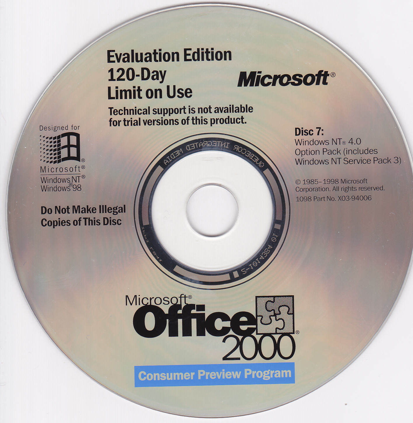 Microsoft Office 2000 Beta 2 Consumer Preview Program : Free